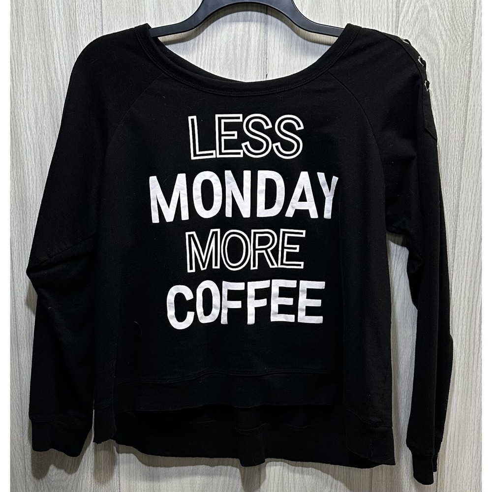 Black Graphic Sweatshirt